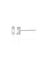 Heliophilia Silver Pendientes de plata de ley 925 con refuerzo de rodio